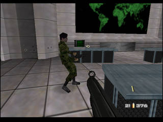GoldenEye 007 on Nintendo 64 - Agent Mission 7: Cuba - part ii: Control Centre