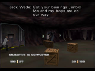 GoldenEye 007 sur Nintendo 64 - 00 Agent Mission 7 : Cuba - part iii : Water Caverns