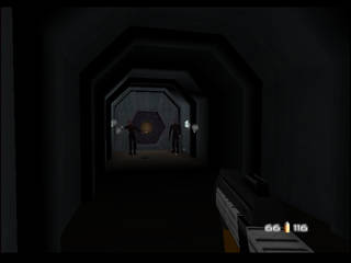 GoldenEye 007 sur Nintendo 64 - 00 Agent Mission 7 : Cuba - part iii : Water Caverns