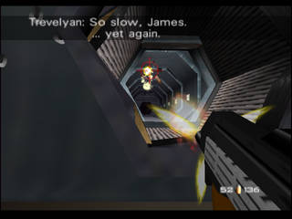 GoldenEye 007 sur Nintendo 64 - 00 Agent Mission 7 : Cuba - part iii : Water Caverns