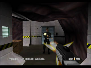 GoldenEye 007 sur Nintendo 64 - 00 Agent Mission 7 : Cuba - part iii : Water Caverns