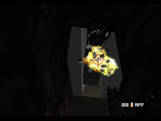 GoldenEye 007 sur Nintendo 64 - 00 Agent Mission 7 : Cuba - part iii : Water Caverns