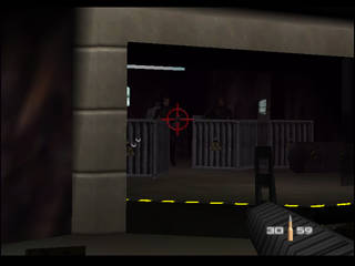 GoldenEye 007 sur Nintendo 64 - 00 Agent Mission 7 : Cuba - part iii : Water Caverns