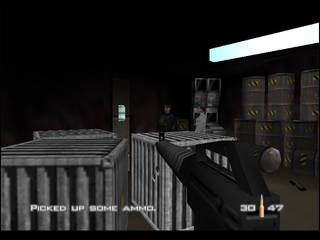 GoldenEye 007 sur Nintendo 64 - 00 Agent Mission 7 : Cuba - part iii : Water Caverns
