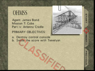 GoldenEye 007 sur Nintendo 64 - 00 Agent Mission 7 : Cuba - part iv : Cradle