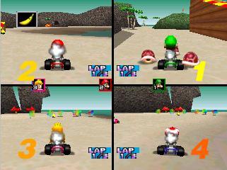 Le test de Super Mario Kart sur nintendo 64 (n64)