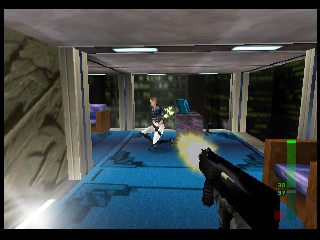 PerfectDark 007 sur Nintendo 64 - Agent spécial Mission 1 : DataDyne - part 3 : DataDyne Central: Extraction