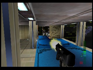 PerfectDark 007 sur Nintendo 64 - Agent spécial Mission 1 : DataDyne - part 3 : DataDyne Central: Extraction