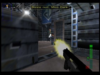 PerfectDark 007 sur Nintendo 64 - Agent spécial Mission 1 : DataDyne - part 3 : DataDyne Central: Extraction