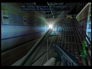 PerfectDark 007 sur Nintendo 64 - Agent spécial Mission 1 : DataDyne - part 3 : DataDyne Central: Extraction