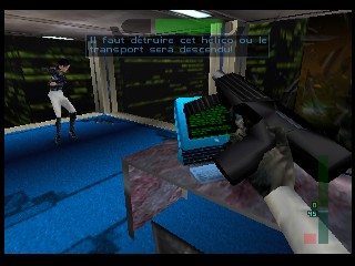 PerfectDark 007 sur Nintendo 64 - Agent Perfect Mission 1 : DataDyne - part 3 : DataDyne Central: Extraction