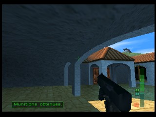 PerfectDark 007 sur Nintendo 64 - Agent Mission 2 : Villa Carrington - part 1 : Villa Carrington : Otage PerfectDark 007 sur Nintendo 64 - Agent Mission 2 : Villa Carrington - part 1 : Villa Carrington : Otage