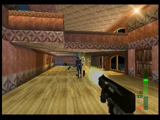 PerfectDark 007 sur Nintendo 64 - Agent Mission 2 : Villa Carrington - part 1 : Villa Carrington : Otage PerfectDark 007 sur Nintendo 64 - Agent Mission 2 : Villa Carrington - part 1 : Villa Carrington : Otage