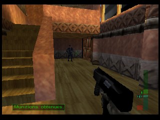 PerfectDark 007 sur Nintendo 64 - Agent Mission 2 : Villa Carrington - part 1 : Villa Carrington : Otage PerfectDark 007 sur Nintendo 64 - Agent Mission 2 : Villa Carrington - part 1 : Villa Carrington : Otage