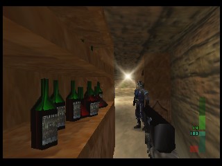 PerfectDark 007 sur Nintendo 64 - Agent Mission 2 : Villa Carrington - part 1 : Villa Carrington : Otage PerfectDark 007 sur Nintendo 64 - Agent Mission 2 : Villa Carrington - part 1 : Villa Carrington : Otage