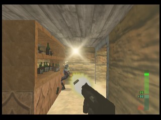 PerfectDark 007 sur Nintendo 64 - Agent Mission 2 : Villa Carrington - part 1 : Villa Carrington : Otage PerfectDark 007 sur Nintendo 64 - Agent Mission 2 : Villa Carrington - part 1 : Villa Carrington : Otage