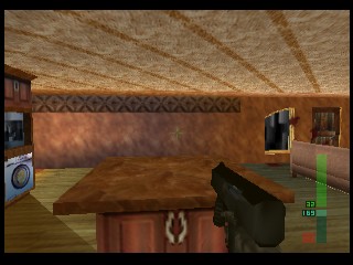 PerfectDark 007 sur Nintendo 64 - Agent spécial Mission 2 : Villa Carrington - part 1 : Villa Carrington : Otage PerfectDark 007 sur Nintendo 64 - Agent spécial Mission 2 : Villa Carrington - part 1 : Villa Carrington : Otage