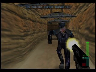PerfectDark 007 sur Nintendo 64 - Agent spécial Mission 2 : Villa Carrington - part 1 : Villa Carrington : Otage PerfectDark 007 sur Nintendo 64 - Agent spécial Mission 2 : Villa Carrington - part 1 : Villa Carrington : Otage