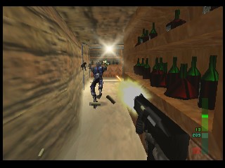 PerfectDark 007 sur Nintendo 64 - Agent spécial Mission 2 : Villa Carrington - part 1 : Villa Carrington : Otage PerfectDark 007 sur Nintendo 64 - Agent spécial Mission 2 : Villa Carrington - part 1 : Villa Carrington : Otage