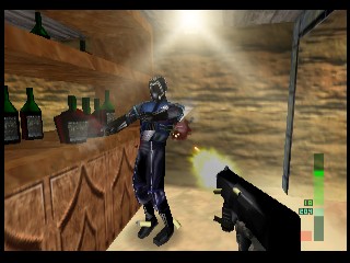 PerfectDark 007 sur Nintendo 64 - Agent spécial Mission 2 : Villa Carrington - part 1 : Villa Carrington : Otage PerfectDark 007 sur Nintendo 64 - Agent spécial Mission 2 : Villa Carrington - part 1 : Villa Carrington : Otage