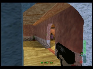 PerfectDark 007 sur Nintendo 64 - Agent Perfect Mission 2 : Villa Carrington - part 1 : Villa Carrington : Otage PerfectDark 007 sur Nintendo 64 - Agent Perfect Mission 2 : Villa Carrington - part 1 : Villa Carrington : Otage