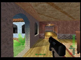 PerfectDark 007 sur Nintendo 64 - Agent Perfect Mission 2 : Villa Carrington - part 1 : Villa Carrington : Otage PerfectDark 007 sur Nintendo 64 - Agent Perfect Mission 2 : Villa Carrington - part 1 : Villa Carrington : Otage