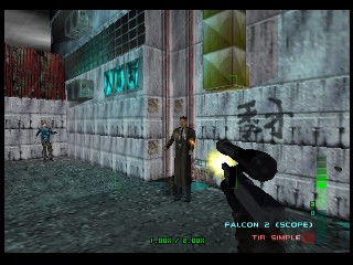 PerfectDark 007 sur Nintendo 64 - Agent Perfect Mission 3 : Chicago - part 1 : Chicago : Furtif
