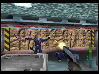 PerfectDark 007 sur Nintendo 64 - Agent spécial Mission 4 : Secteur 51 - part 1 : Secteur 51: Infiltration