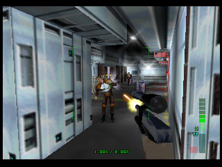 PerfectDark 007 sur Nintendo 64 - Agent spécial Mission 4 : Secteur 51 - part 3 : Secteur 51 : Escape