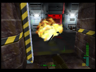 PerfectDark 007 sur Nintendo 64 - Agent spécial Mission 4 : Secteur 51 - part 3 : Secteur 51 : Escape