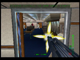 PerfectDark 007 sur Nintendo 64 - Agent Mission 5 : Air Base - part 2 : Air Force One: Antiterrorism PerfectDark 007 sur Nintendo 64 - Agent Mission 5 : Air Base - part 2 : Air Force One: Antiterrorism