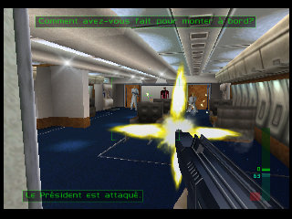 PerfectDark 007 sur Nintendo 64 - Agent Mission 5 : Air Base - part 2 : Air Force One: Antiterrorism PerfectDark 007 sur Nintendo 64 - Agent Mission 5 : Air Base - part 2 : Air Force One: Antiterrorism