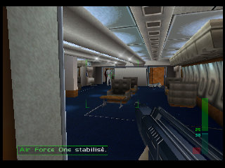 PerfectDark 007 sur Nintendo 64 - Agent Mission 5 : Air Base - part 2 : Air Force One: Antiterrorism PerfectDark 007 sur Nintendo 64 - Agent Mission 5 : Air Base - part 2 : Air Force One: Antiterrorism