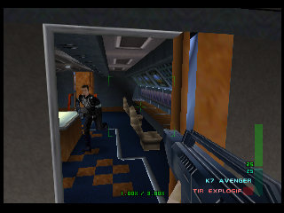 PerfectDark 007 sur Nintendo 64 - Agent Perfect Mission 5 : Air Base - part 2 : Air Force One: Antiterrorism