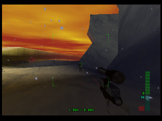 PerfectDark 007 sur Nintendo 64 - Agent spécial Mission 5 : Air Base - part 3 : Crash Site: Confrontation