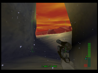 PerfectDark 007 sur Nintendo 64 - Agent spécial Mission 5 : Air Base - part 3 : Crash Site: Confrontation
