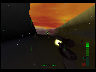 PerfectDark 007 sur Nintendo 64 - Agent spécial Mission 5 : Air Base - part 3 : Crash Site: Confrontation