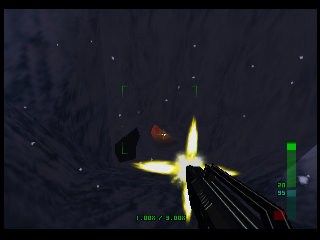 PerfectDark 007 sur Nintendo 64 - Agent spécial Mission 5 : Air Base - part 3 : Crash Site: Confrontation