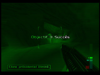 PerfectDark 007 sur Nintendo 64 - Agent spécial Mission 5 : Air Base - part 3 : Crash Site: Confrontation