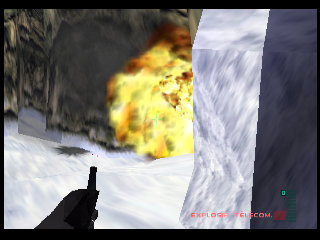 PerfectDark 007 sur Nintendo 64 - Agent spécial Mission 5 : Air Base - part 3 : Crash Site: Confrontation