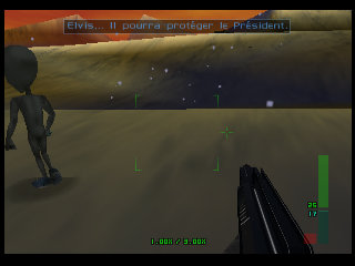 PerfectDark 007 sur Nintendo 64 - Agent spécial Mission 5 : Air Base - part 3 : Crash Site: Confrontation