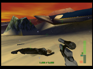 PerfectDark 007 sur Nintendo 64 - Agent Perfect Mission 5 : Air Base - part 3 : Crash Site: Confrontation PerfectDark 007 sur Nintendo 64 - Agent Perfect Mission 5 : Air Base - part 3 : Crash Site: Confrontation