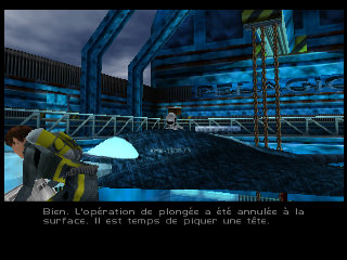 PerfectDark 007 sur Nintendo 64 -  Mission 6 : Ocean - part 1 : Pelagic II : Exploration