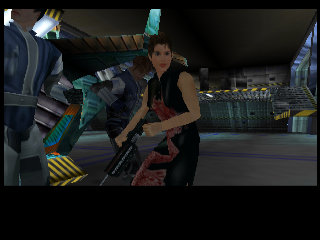 PerfectDark 007 sur Nintendo 64 -  Mission 7 : Carrington Institute - part 1 : Carrington Institute: Defense