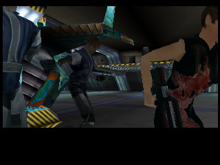 PerfectDark 007 sur Nintendo 64 -  Mission 7 : Carrington Institute - part 1 : Carrington Institute: Defense