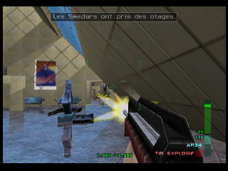 PerfectDark 007 sur Nintendo 64 - Agent Mission 7 : Carrington Institute - part 1 : Carrington Institute: Defense