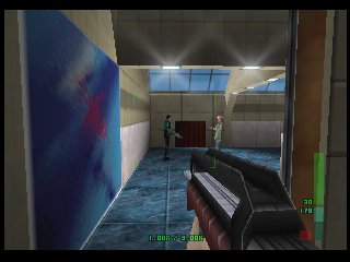 PerfectDark 007 sur Nintendo 64 - Agent Mission 7 : Carrington Institute - part 1 : Carrington Institute: Defense