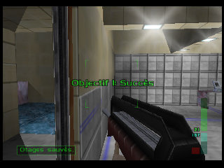 PerfectDark 007 sur Nintendo 64 - Agent Mission 7 : Carrington Institute - part 1 : Carrington Institute: Defense