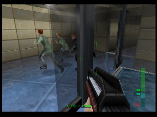 PerfectDark 007 sur Nintendo 64 - Agent Mission 7 : Carrington Institute - part 1 : Carrington Institute: Defense