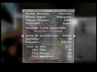 PerfectDark 007 sur Nintendo 64 - Agent Mission 7 : Carrington Institute - part 1 : Carrington Institute: Defense
